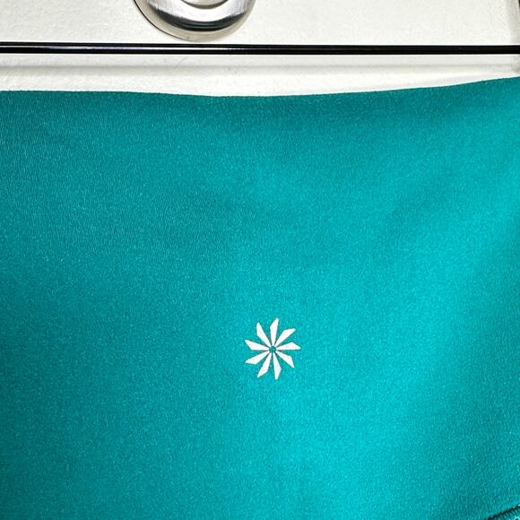 ATHLETA Salutation Stash Flare Pant Emerald Green Teal Sz L {I21} - Picture 4 of 5